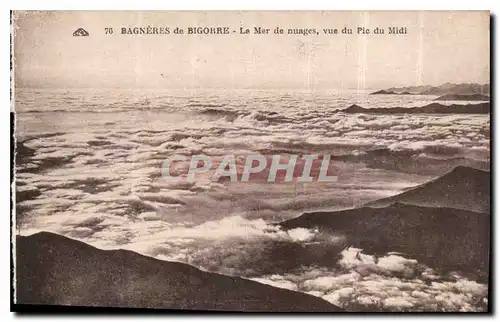 Ansichtskarte AK Begneres du Bigorre la mer de nuages vue du Pic du Midi