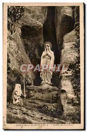 Cartes postales Mont Saint Odile Grotte de Lourdes