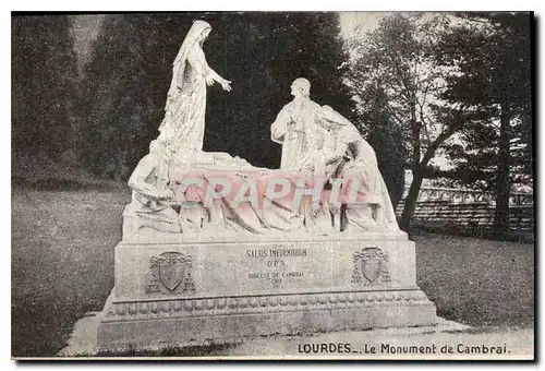 Cartes postales Lourdes le Monment de Cambrai