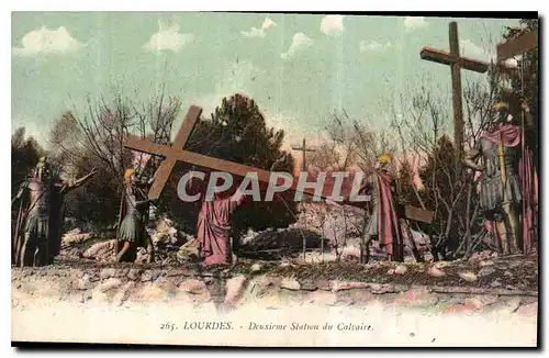 Cartes postales Lourdes Deuxieme Station du Calvaire