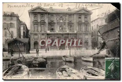 Cartes postales Marseille L'Hotel de Ville