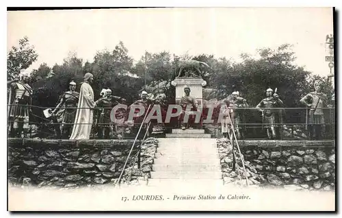 Cartes postales Lourdes Premiere Station du Calvaire