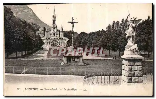 Cartes postales Lourdes Saint Michel et la Basilique