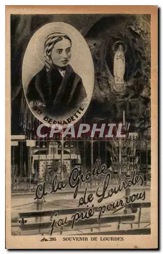 Cartes postales Souvenir de Lourdes