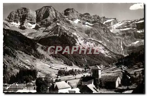 Cartes postales Gavarnie H P Le Cirque et le Village