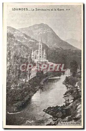 Cartes postales Lourdes Le Sanctuaire et le Gave