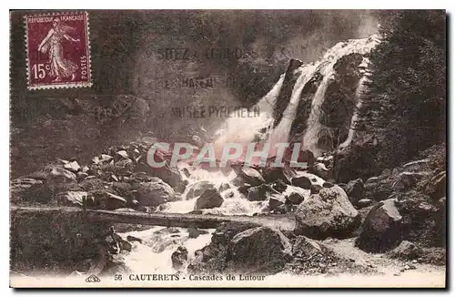 Ansichtskarte AK Cauterets Cascades du Lutour