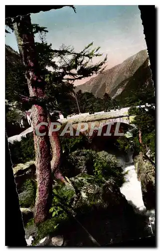 Ansichtskarte AK Environs de Cauterets Hautes Pyrenees Le Pont d'Espagne