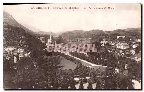 Cartes postales Lourdes Souvenirs et Sites le Royaume de Marie