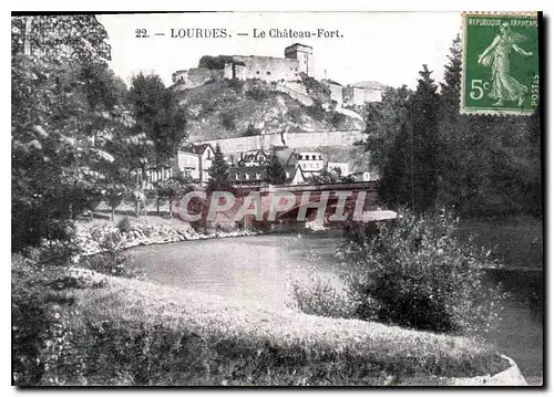 Cartes postales Lourdes le Chateau fort