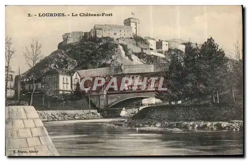 Cartes postales Lourdes le Chateau Fort