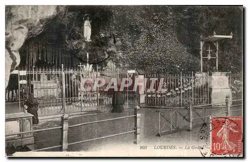 Cartes postales Lourdes la Grotte