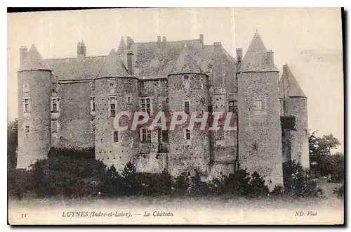 Cartes postales Luynes Indre et Loire le chateau