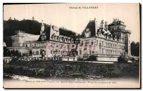 Cartes postales Chateau de Villandry