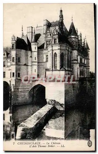 Ansichtskarte AK Chenonceaux le Chateau l'Aile Thomas Bohier