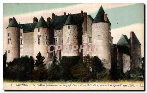 Ansichtskarte AK Luynes le Chateau Monument historique construit au XV siecle restaure et agrandi vers 1650