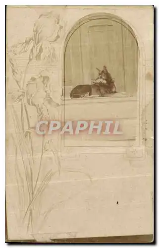 CARTE PHOTO Chien