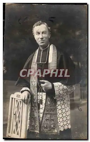 CARTE PHOTO Homme Pretre