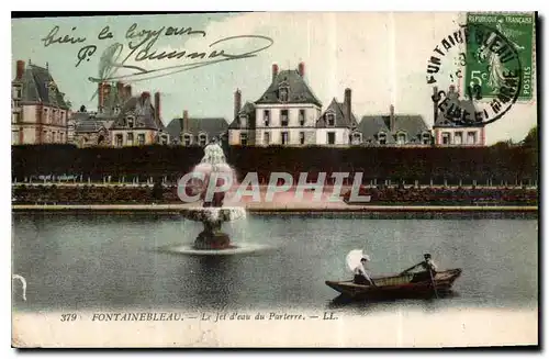 Cartes postales Fontainebleau Le Jet d'eau du Parterre