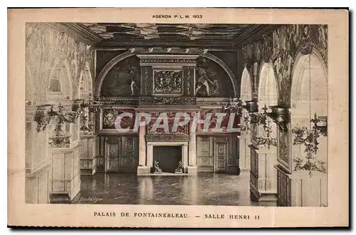 Cartes postales Palais de Fontainebleau Salle Henri II