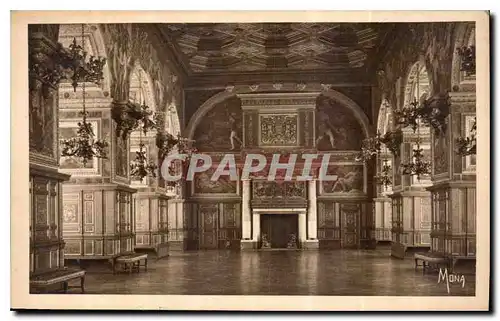 Ansichtskarte AK Les Petits Tableaux de L'Ile de France Palais de Fontainebleau La galerie Henri II ou Salle de B