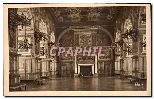 Ansichtskarte AK Les Petits Tableaux de L'Ile de France Palais de Fontainebleau La galerie Henri II ou Salle de B