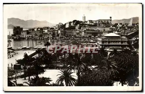 Cartes postales Cannes le Port et le Mont Chevalier