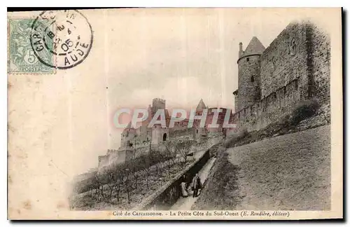 Ansichtskarte AK Cite de Carcassonne la Petite Cote du Sud Ouest