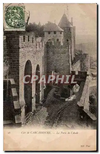 Cartes postales Cite de Carcassonne la Porte de l'Aude