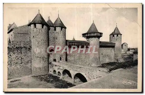 Ansichtskarte AK Cite de Carcassonne le Chateau Comtal