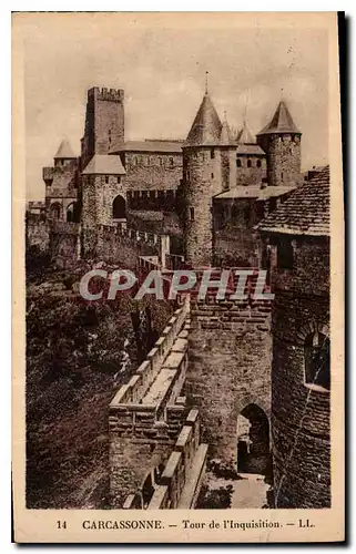 Cartes postales Carcassonne Tour de l'Inquisition