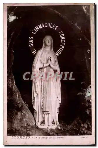 Cartes postales Lourdes la Vierge de la Grotte