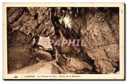 Ansichtskarte AK Lourdes les Grottes du Roy Entree de la Rotonde