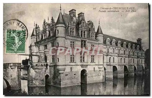 Ansichtskarte AK Chateau de Chenonceaux Facade occidentale