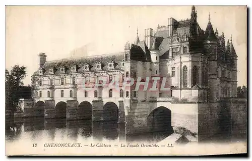 Ansichtskarte AK Chenonceaux le Chateau la Facade Orientale