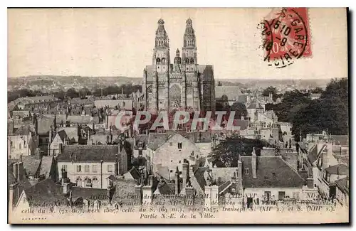 Cartes postales Tours Cathedrale Saint Gatien