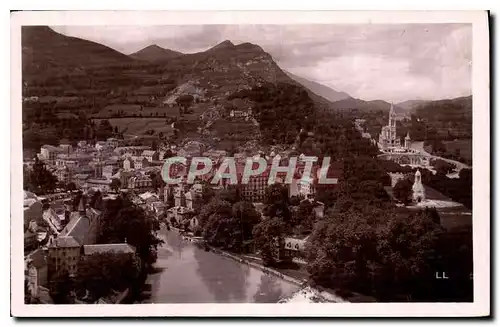 Ansichtskarte AK Lourdes vue generale prise du Chateau Fort