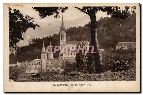 Cartes postales Lourdes la Basilique