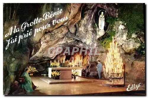 Ansichtskarte AK Lourdes la Grotte Miraculeuse