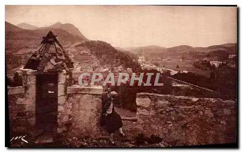 Cartes postales Lourdes H P vue d'ensemble prise du Chateau Fort