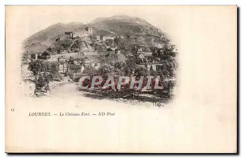 Cartes postales Lourdes le Chateau Fort