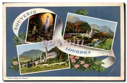 Cartes postales Souvenir de Lourdes