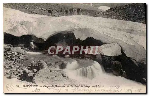 Ansichtskarte AK Gavarnie Cirque de Gavarnie le Pont de Neige