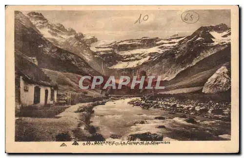 Cartes postales Gavarnie le Cirque et la Chaumiere