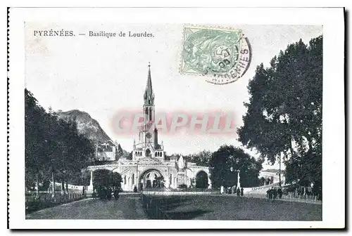 Cartes postales Pyrenees Basilique de Lourdes