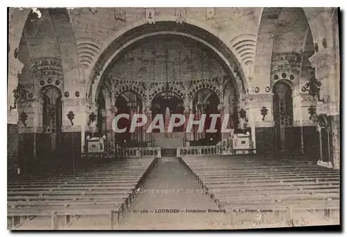 Cartes postales Lourdes Interieur Rosoire