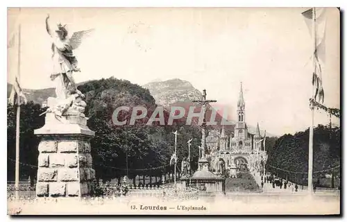 Cartes postales Lourdes l'Esplanade