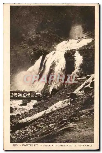 Cartes postales Cauterets Cascade de Lutour ou du Pisse Arros