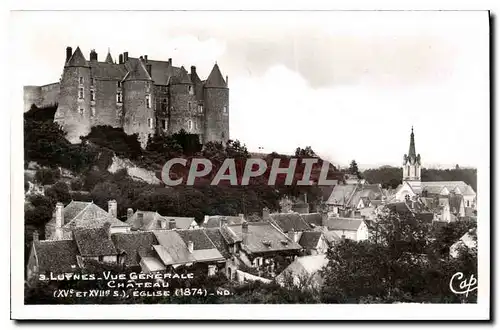 Cartes postales Luynes vue generale Chateau Eglise