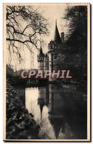 Cartes postales Chateau d'Azay le Rideau I et L